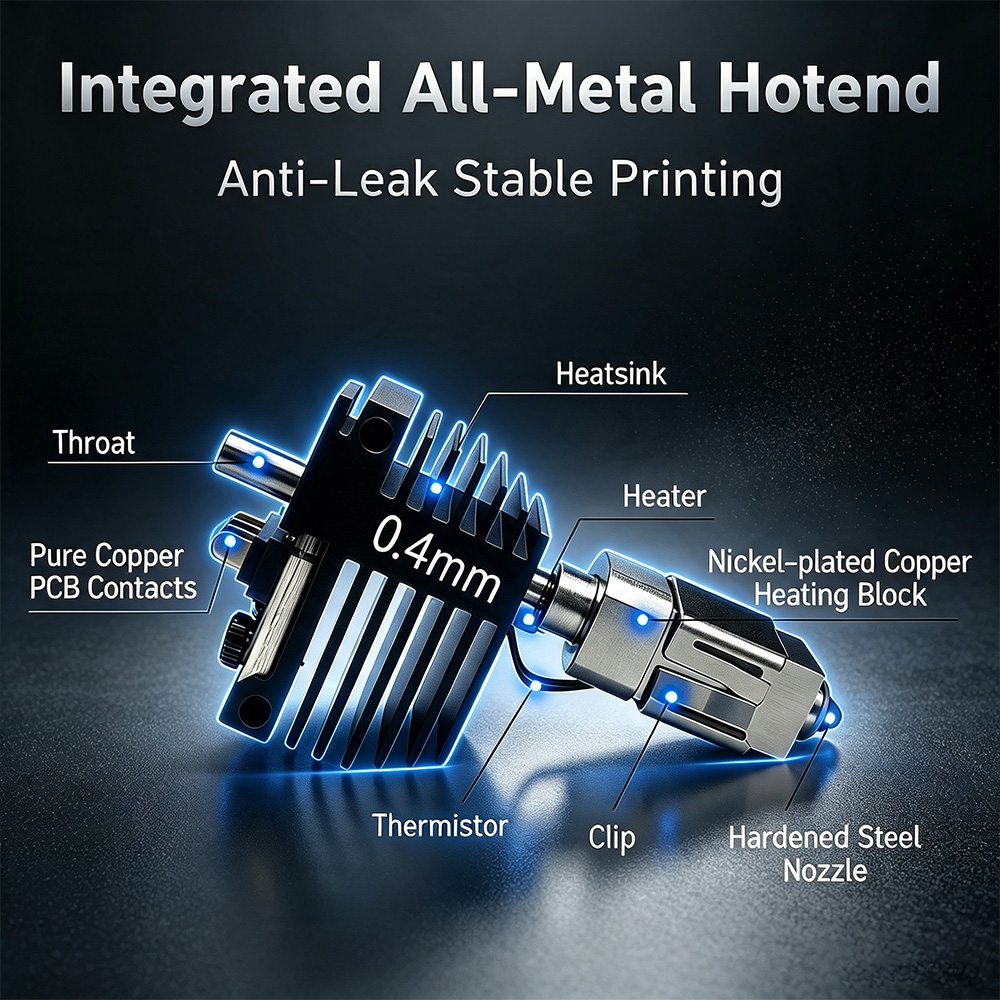 4 pcs Hotend Kit for Flashforg - Hotend Assembly recension och pris