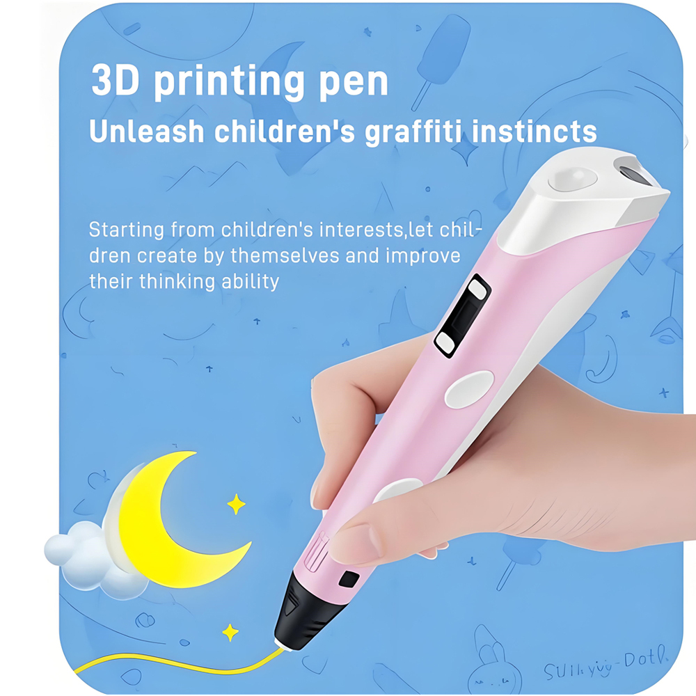 3D Pen With LCD Screen Compati - Pla Filament recension och pris