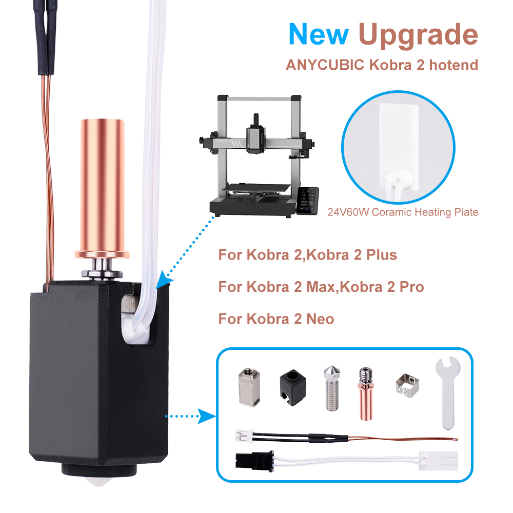 Hotend Kit for Anycubic Kobra  - Hotend Assembly recension och pris