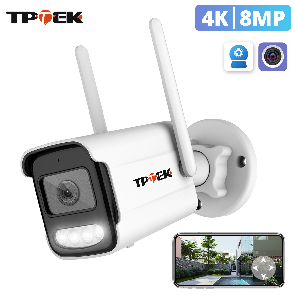 8MP 4K IP Camera Wifi Surveill - Btt Skr Mini recension och pris