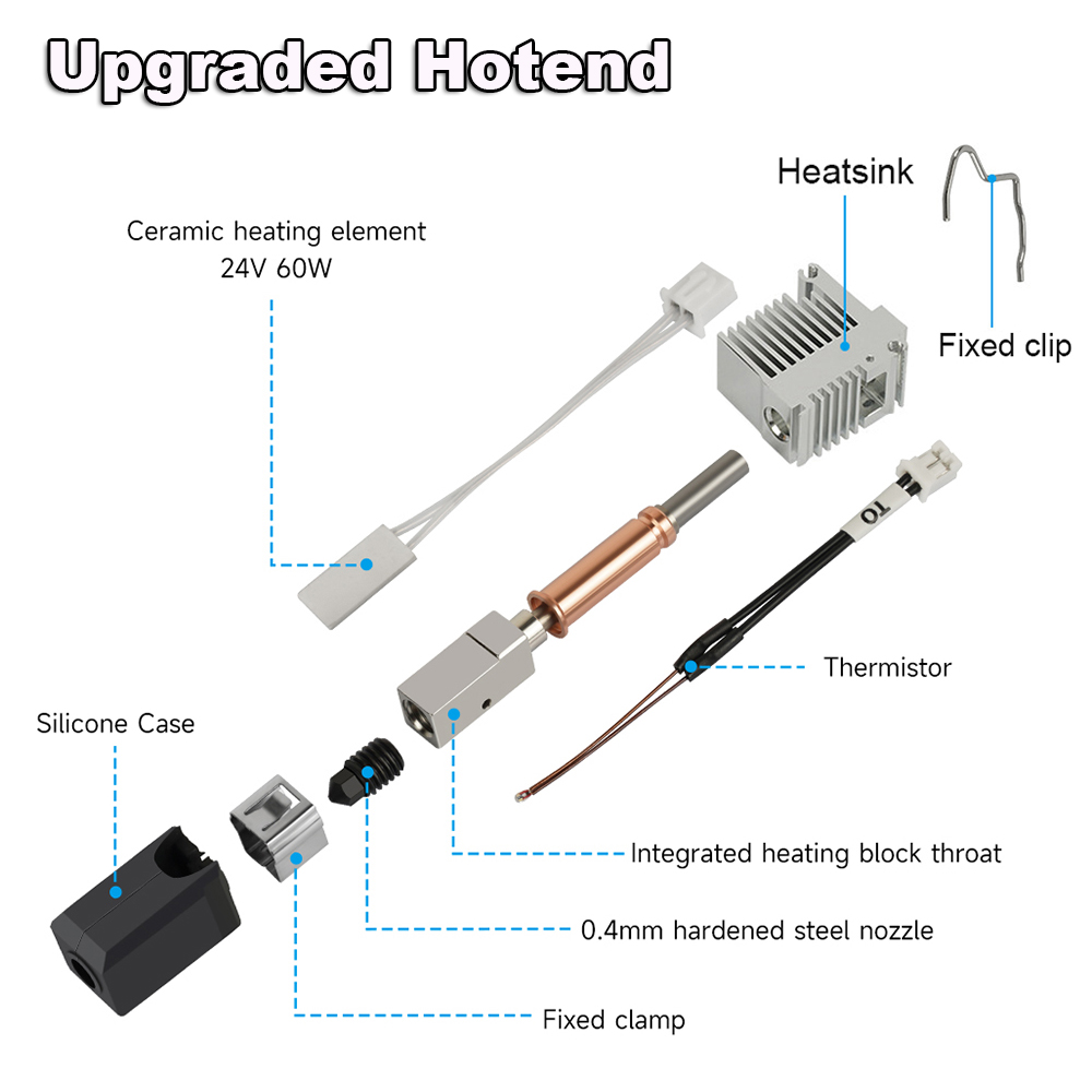 Upgrade Hotend Kit For Anycubi - Hotend Assembly recension och pris