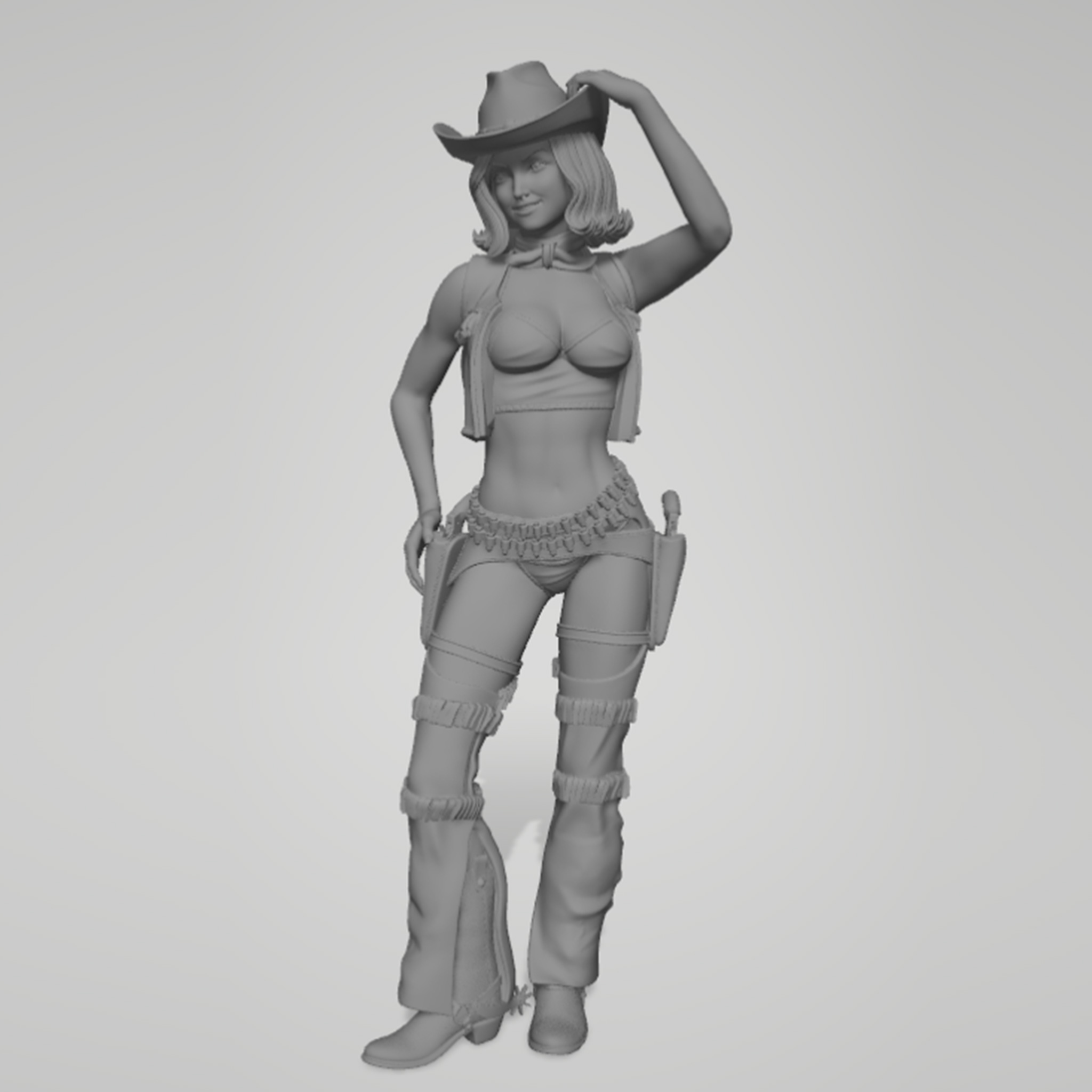 1/24 1/18 1/12 cowboy girl Una - Resin Printer recension och pris