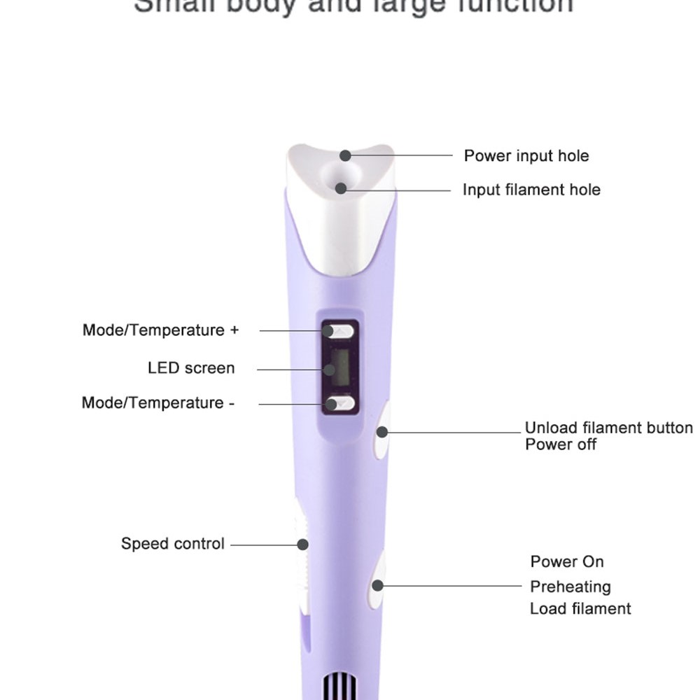 3D Printing Pen DIY Drawing Pe - Pla Filament recension och pris