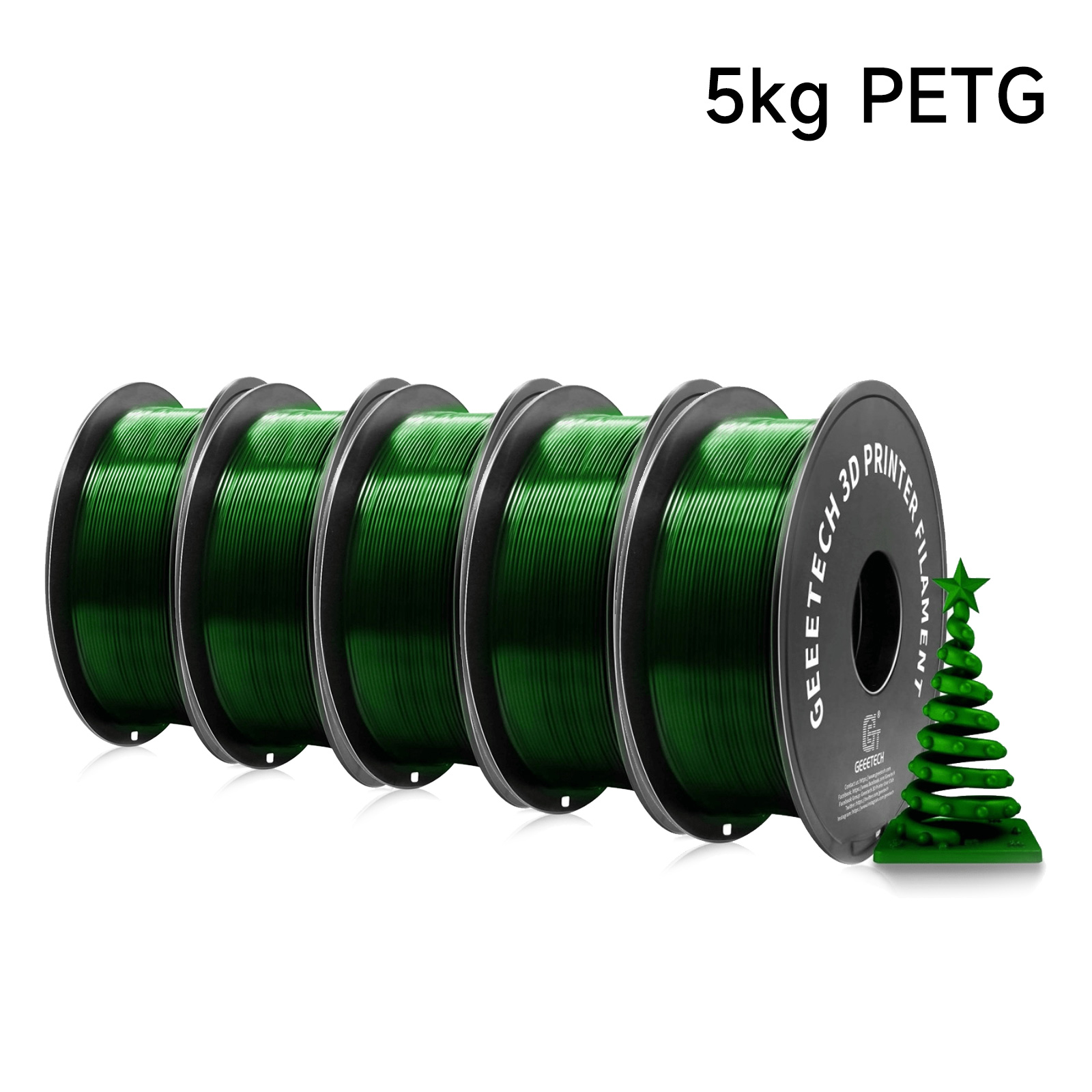 Geeetech 5kg PETG 1.75mm Filam - Filament 1.75 recension och pris