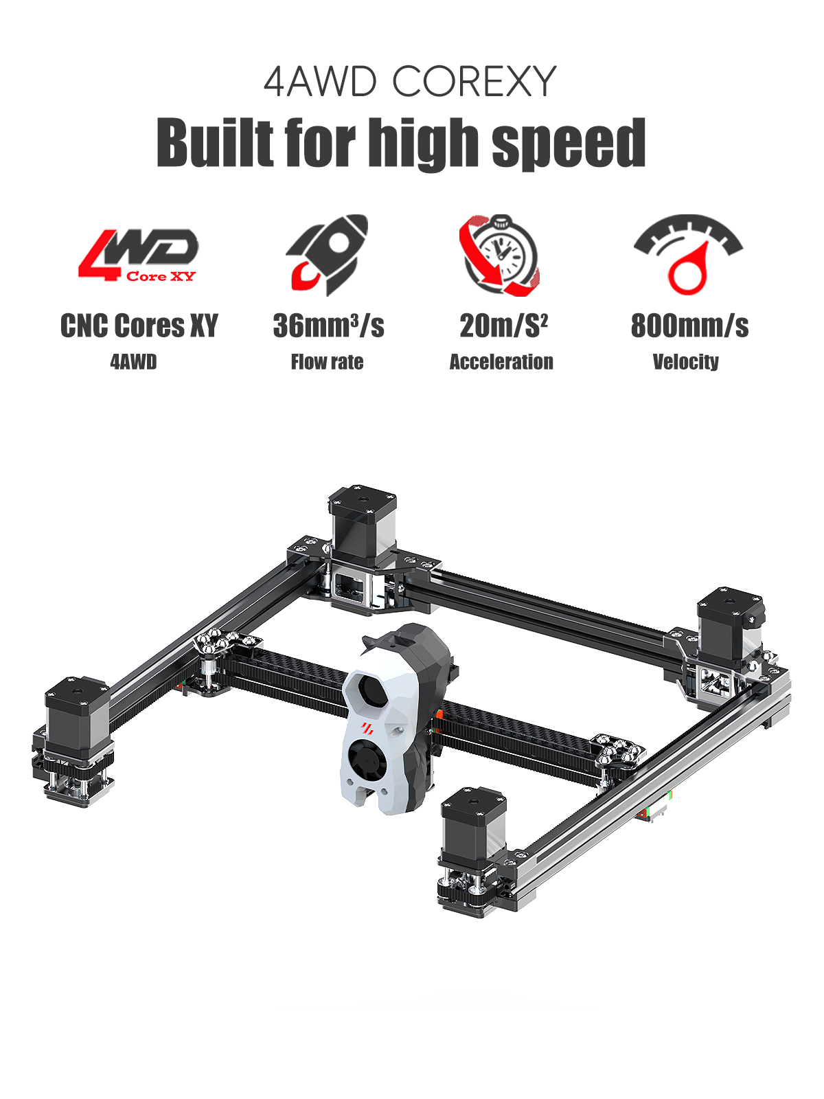 SIBOOR Voron Trident [June] 3D - Corexy 3D Printer Kit recension och pris