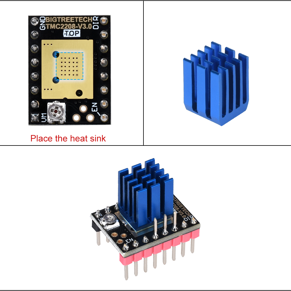 BIGTREETECH TMC2208 V3.0 Stepp - Mks Sgen recension och pris