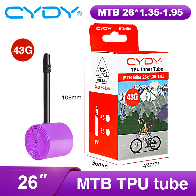 43g CYDY TPU Tube MTB 26 27.5  - Filament 1.75 recension och pris