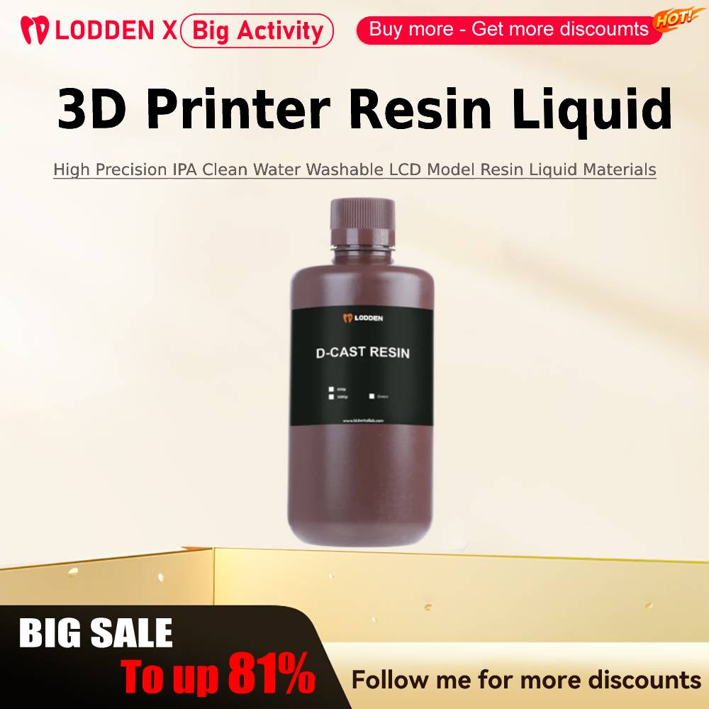 Lodden 3D Printer Resin Liquid - Resin Printer recension och pris