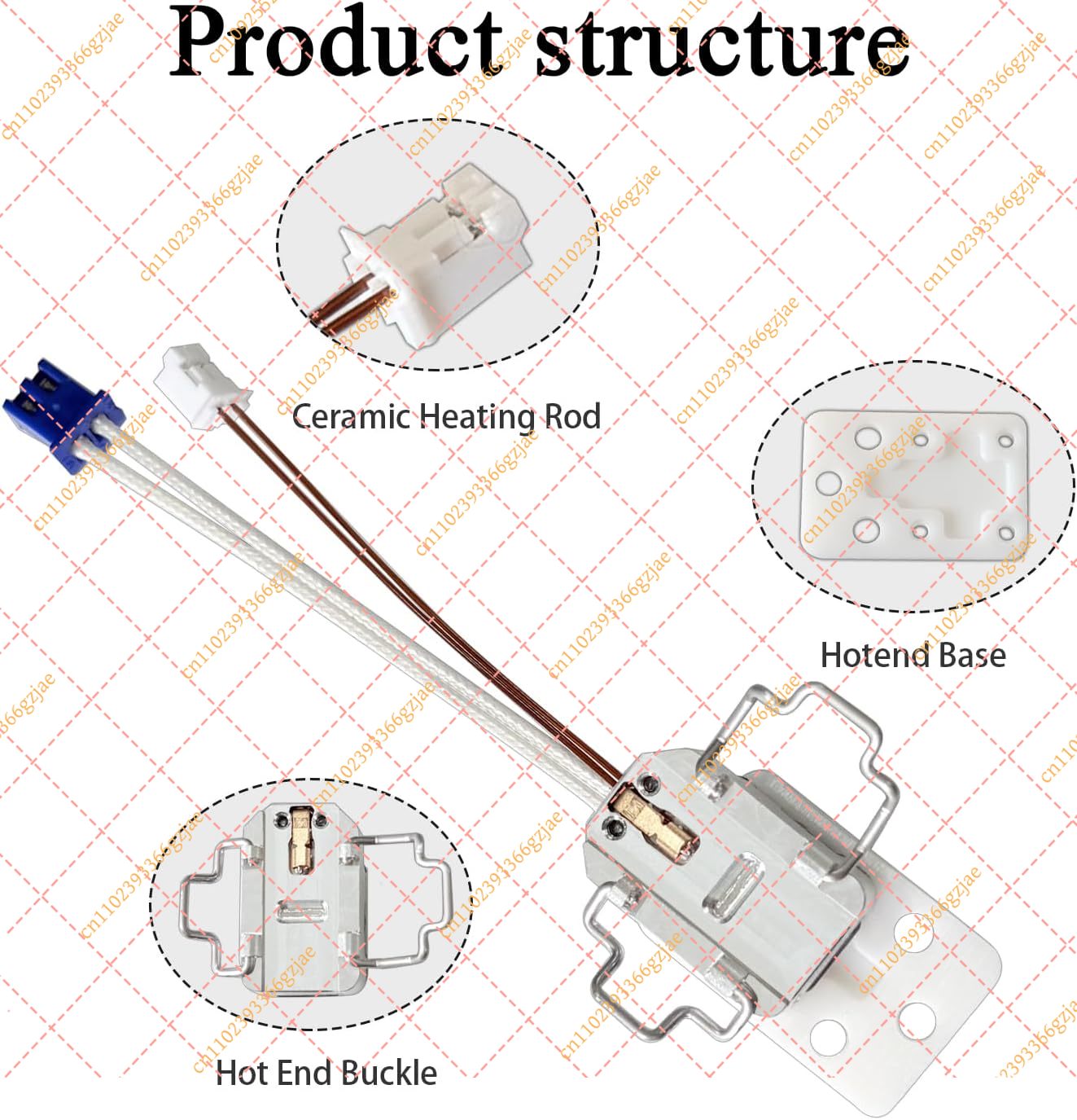 HzdaDeve 0.4 0.6 0.8MM Hotend  - Hotend Assembly recension och pris