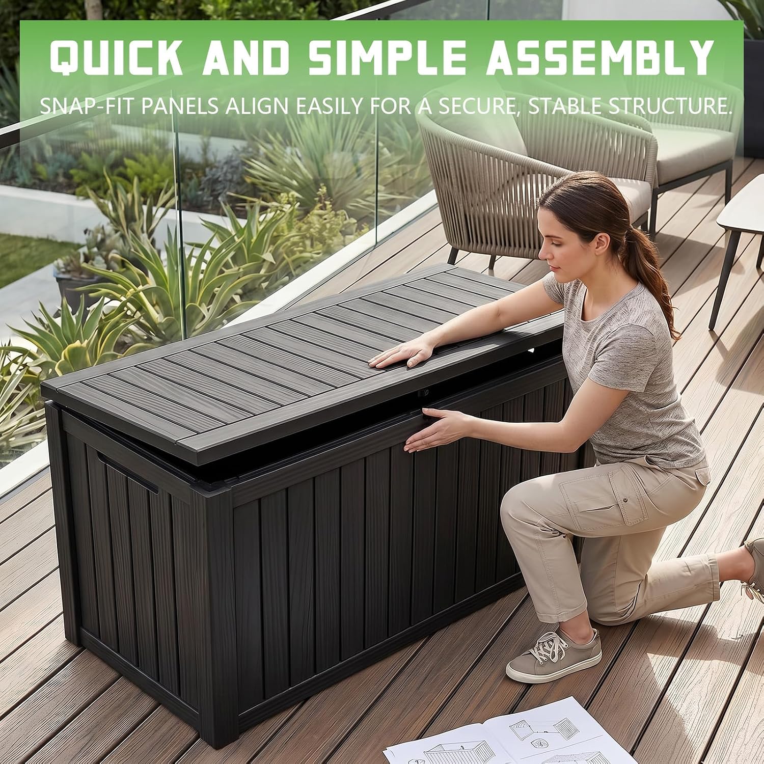 200 Gallon Lockable Resin Deck - Uv Resin recension och pris