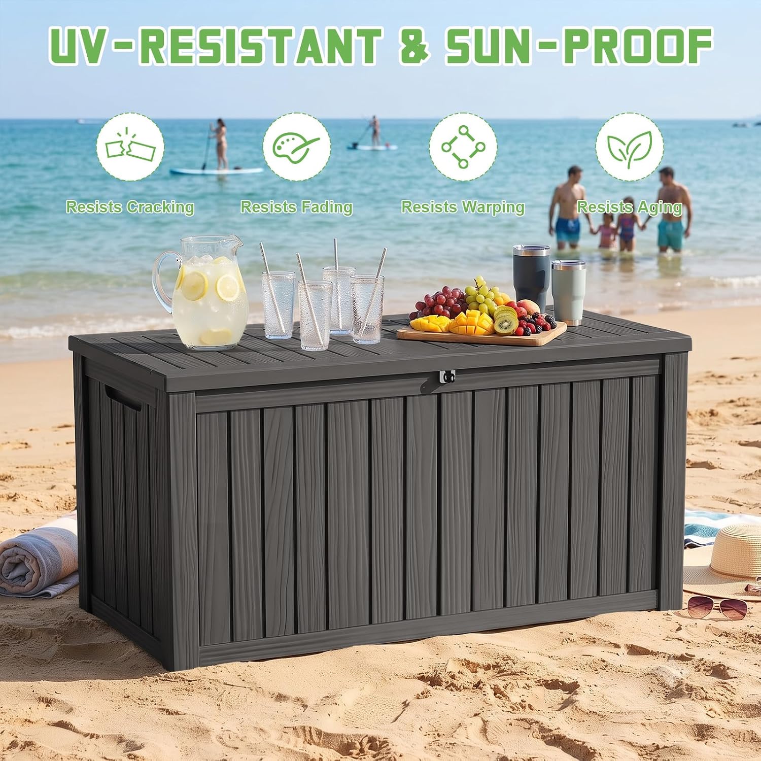 200 Gallon Lockable Resin Deck - Uv Resin recension och pris