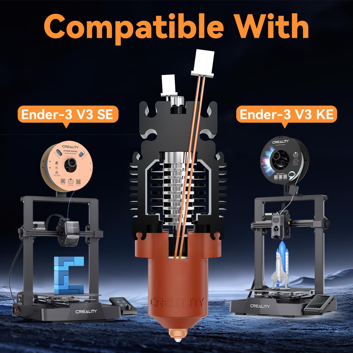 Creality Ender-3 V3 SE/KE Hote - High Flow Ceramic Hotend recension och pris