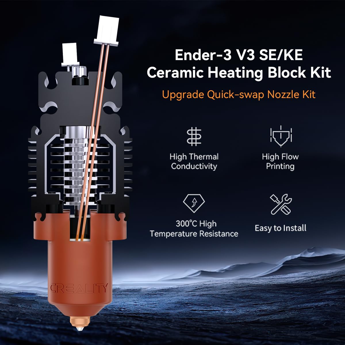 Creality Ender-3 V3 SE/KE Hote - High Flow Ceramic Hotend recension och pris