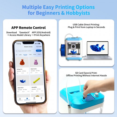 Geeetech EU Warehouse M1S Mini - Fdm Printer recension och pris