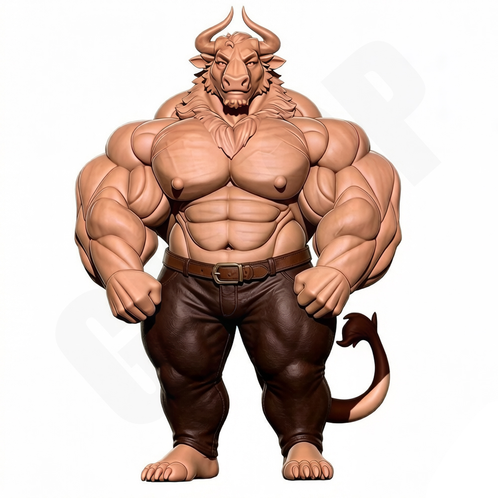 Hunky Fitness Muscle Bull 1/24 - Resin Printer recension och pris