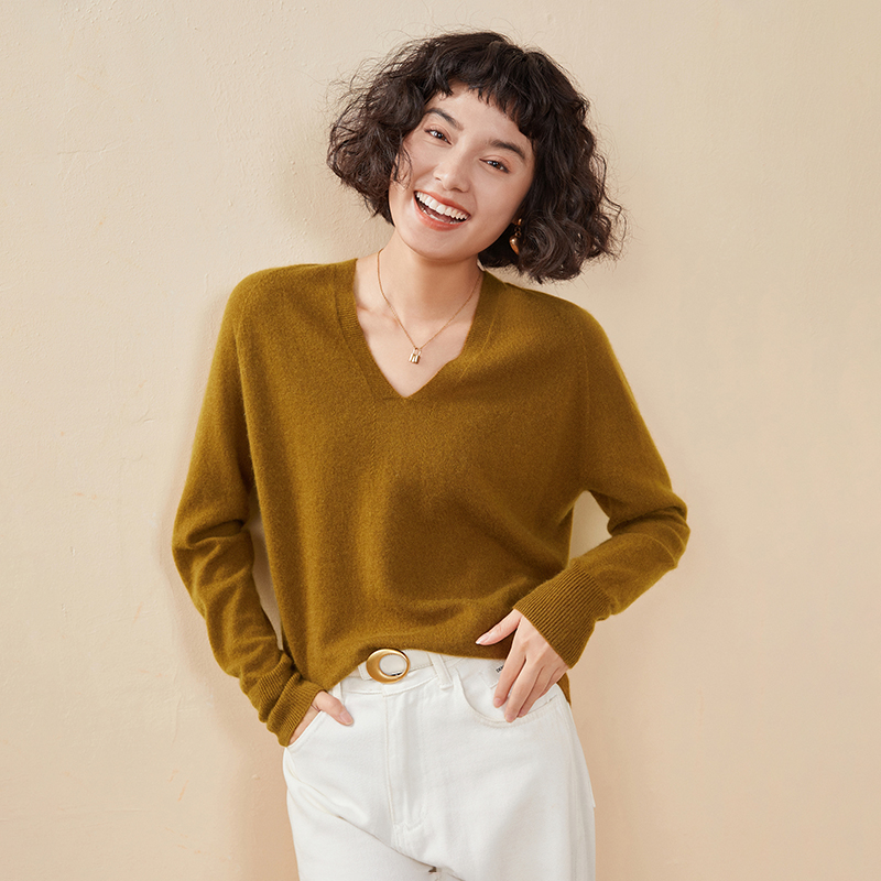 Women's 100% Pure Cashmere Pul - Resin Vat recension och pris