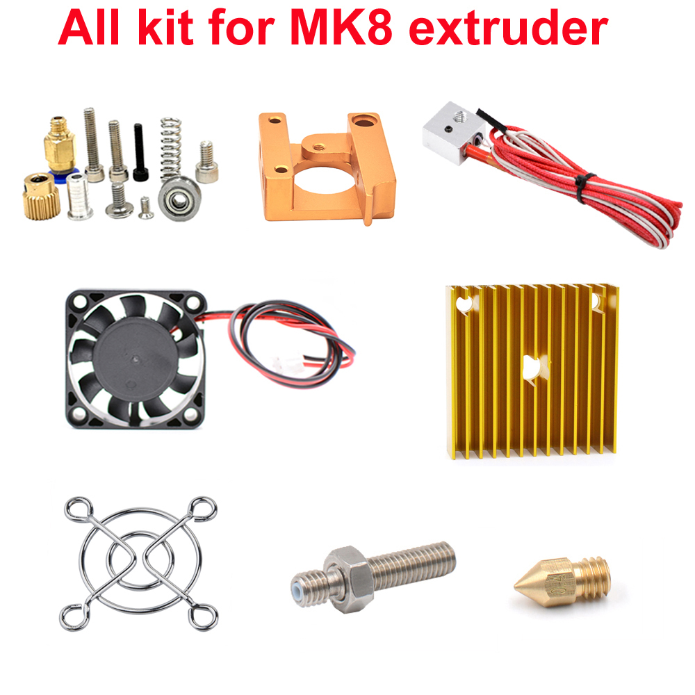 MK8 Extruder Kits J-head Hoten - Filament 1.75 recension och pris