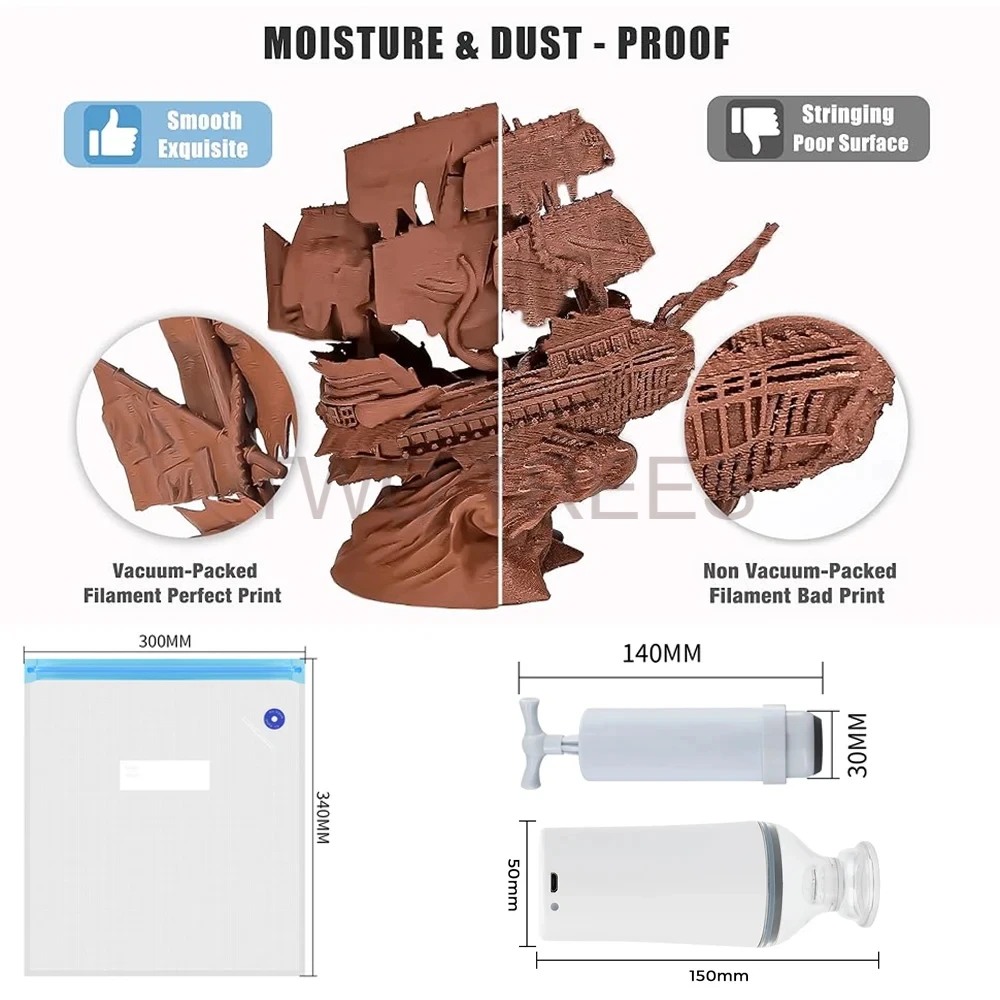 3D Print Vacuum Bag Filament D - Tpu Filament recension och pris