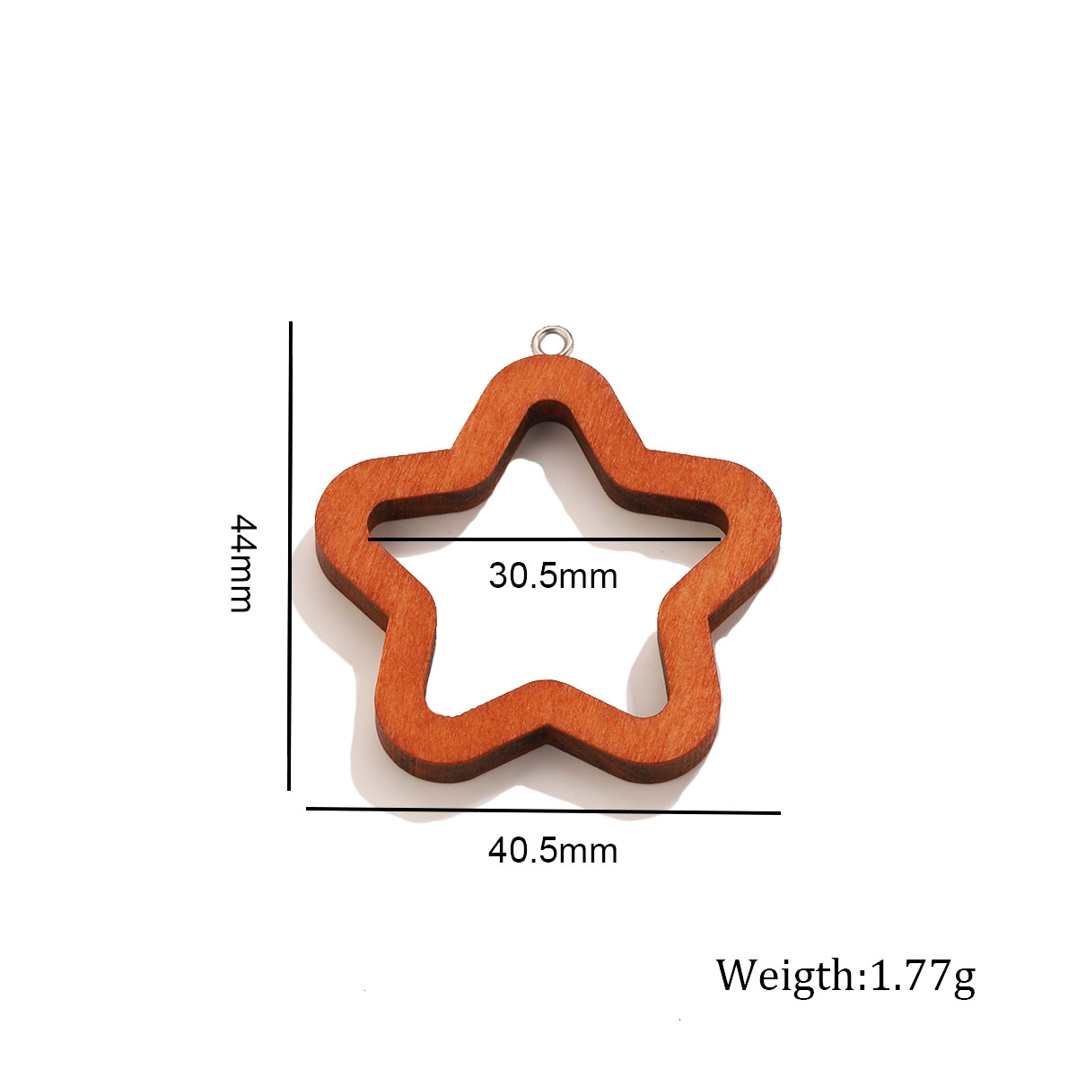 10PCS Triangle Rectangle Wood  - Uv Resin recension och pris