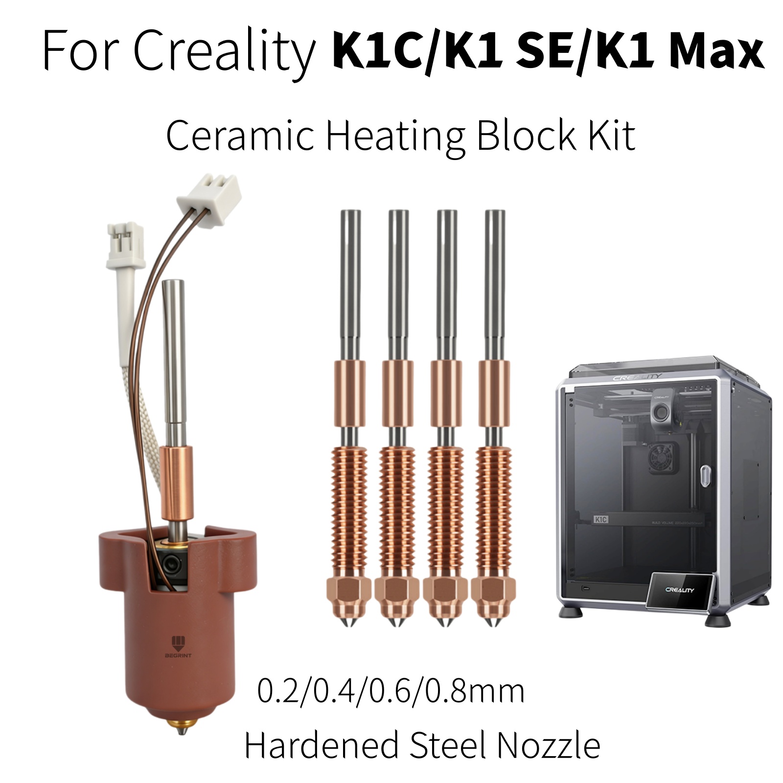 For Creality K1C K1 MAX Hotend - Hotend Assembly recension och pris
