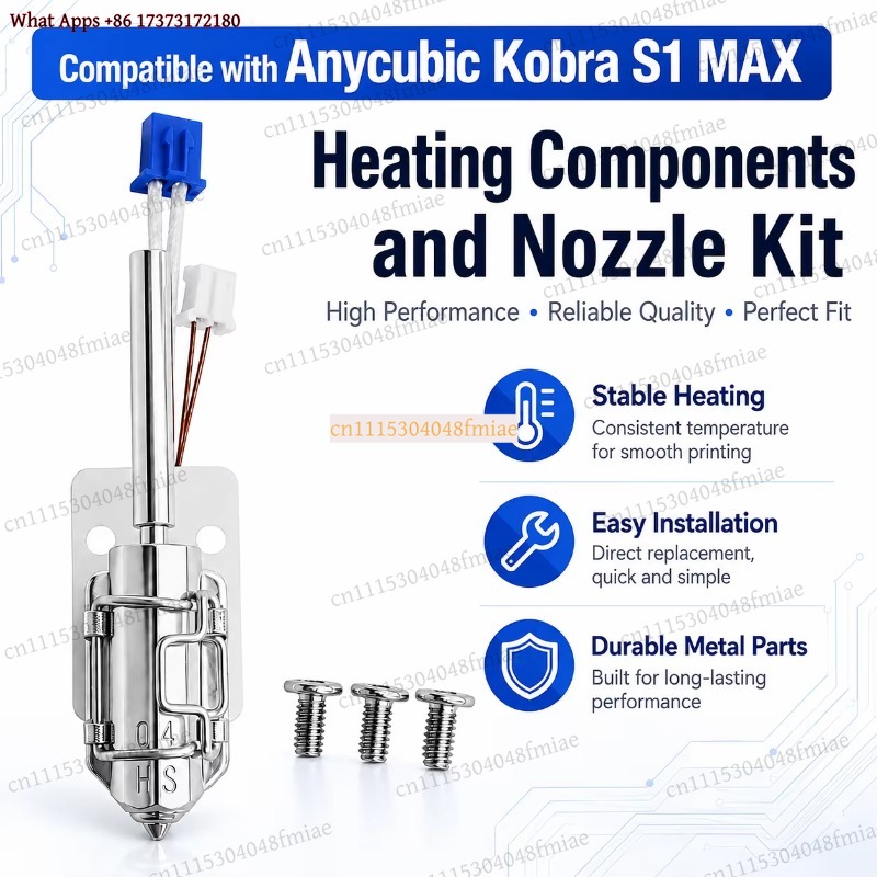 Anycubic Kobra S1 MAX Heating  - Hotend Assembly recension och pris