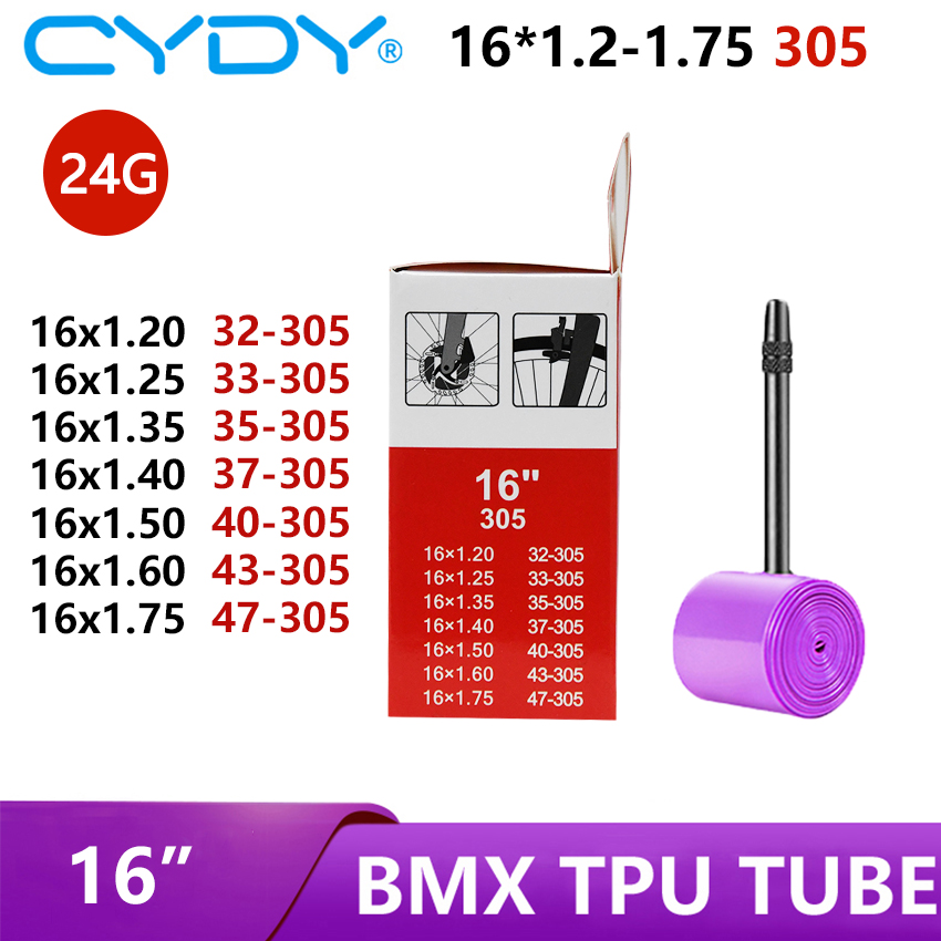 CYDY TPU BMX Bike Inner Tube 1 - Filament 1.75 recension och pris