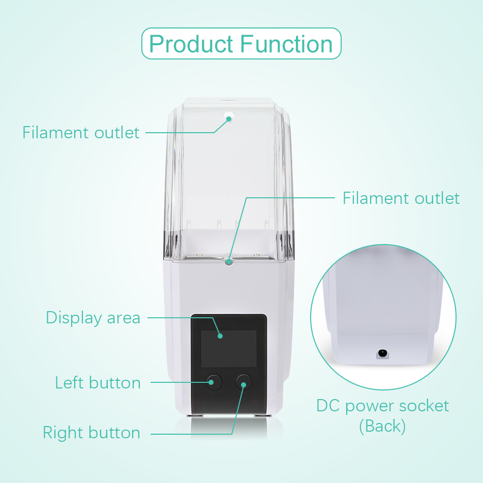 SUNLU Filament Dryer S1 Plus B - Filament 1.75 recension och pris