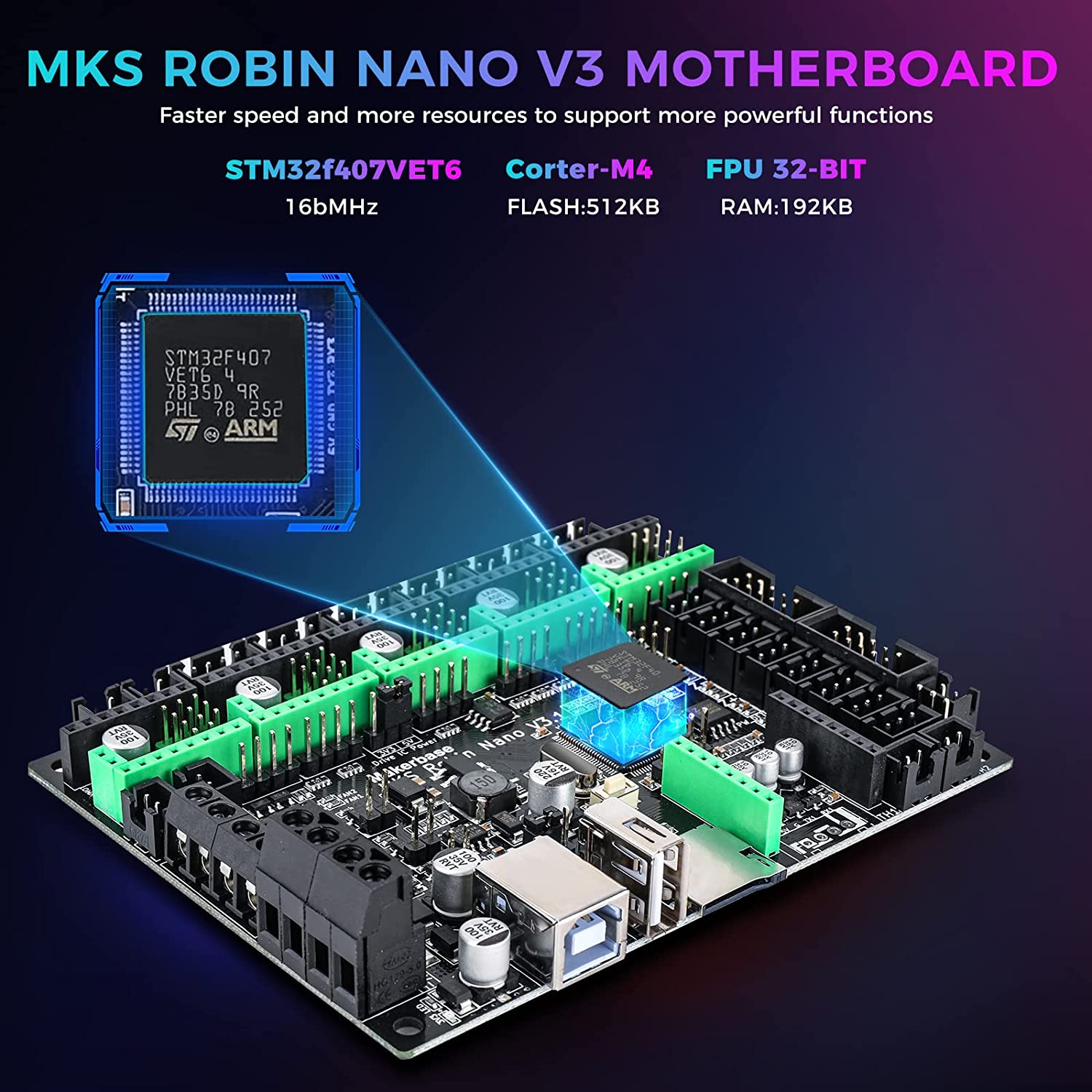 Makerbase Mks Robin Nano V3.1  - Mks Sgen recension och pris