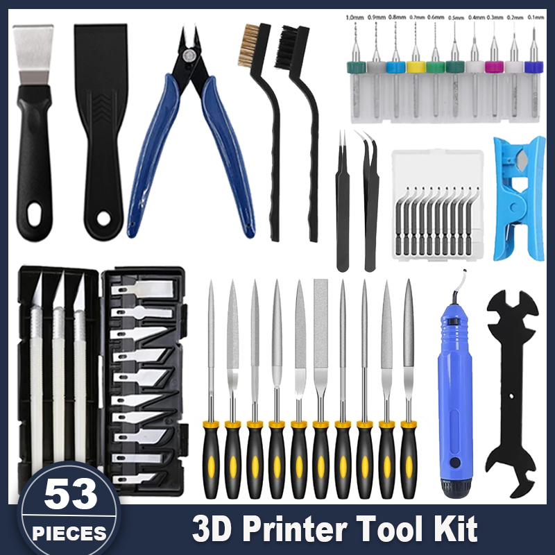3D Printer Tools Kit, 53pcs 3D - Fdm Printer recension och pris