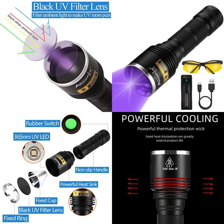 SV13 15W 365nm UV Flashlight R - Uv Resin recension och pris